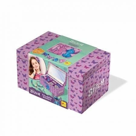 Lisciani Disney Dygsnis - Draugystės papuošalų dėžutė su karoliukais ir pakabukais (63330)