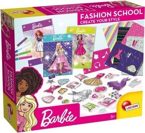Lisciani Vaikiškas Barbie mados dizaino rinkinys su pieštukais