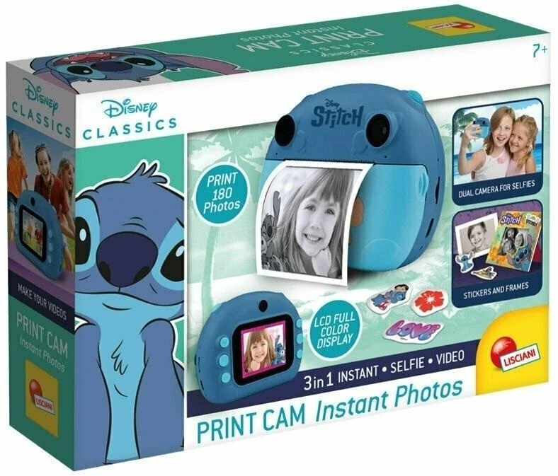 Lisciani Vaikiškas fotoaparatas su spausdintuvu Stitch