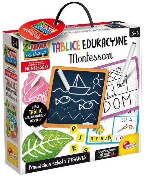 Lisciani Vaikštynė su Montessori edukacinėmis lentelėmis