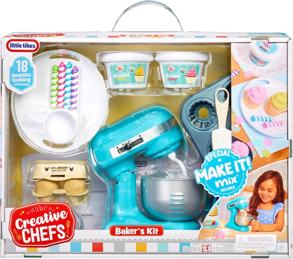 Little Tikes Creative 639708-EUC Kūrybingų virėjų kepėjų rinkinys
