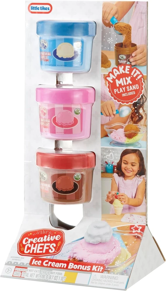 Little Tikes 641121-EUC „Creative Chefs Ice Kreminis“ papildymo rinkinys