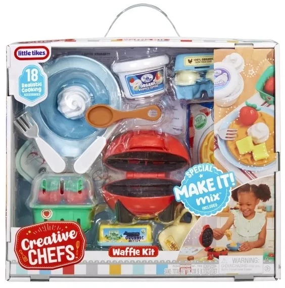 Little Tikes 639685-EUC Creative Chefs Vaflių rinkinys