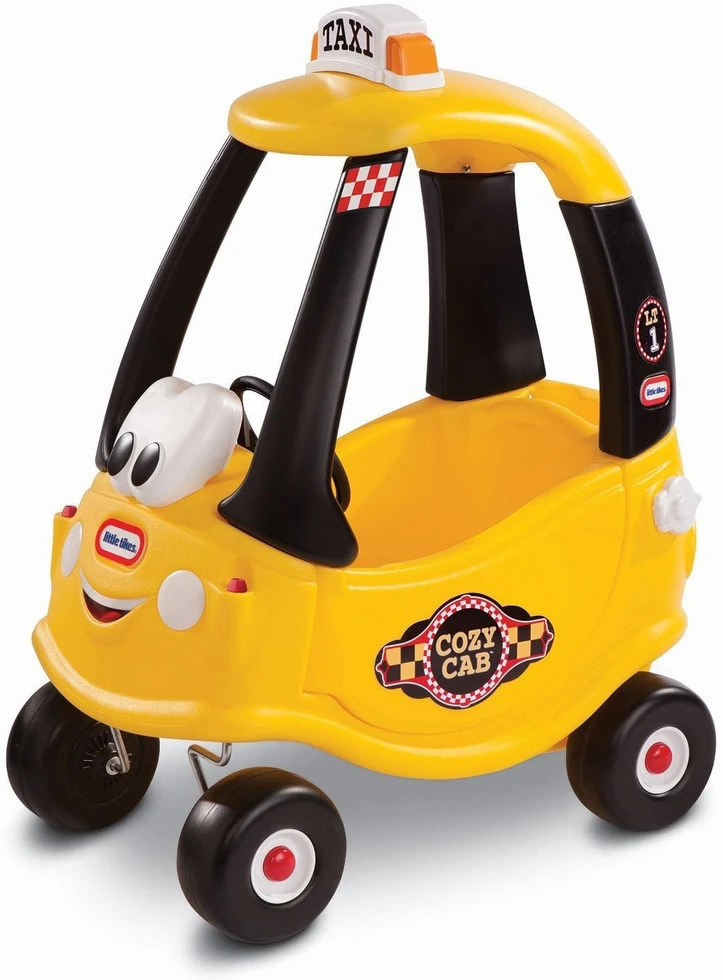 Paspiriama mašinėlė Little Tikes Taxi, geltona
