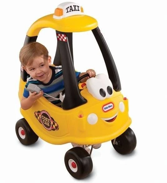 Paspiriama mašinėlė Little Tikes Taxi, geltona