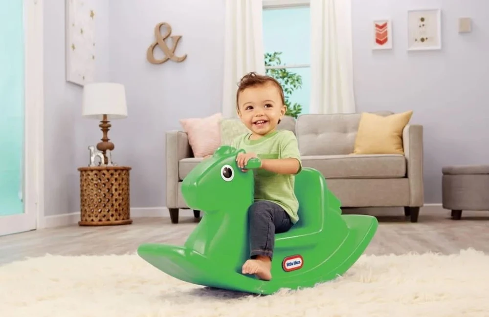Little Tikes žalias supamasis arkliukas 174209