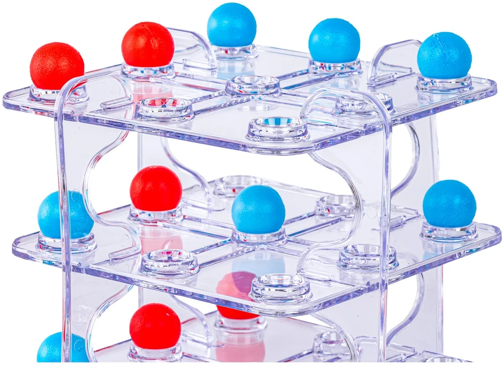 Loginis 3D žaidimas Tic Tac Toe trijų eilių