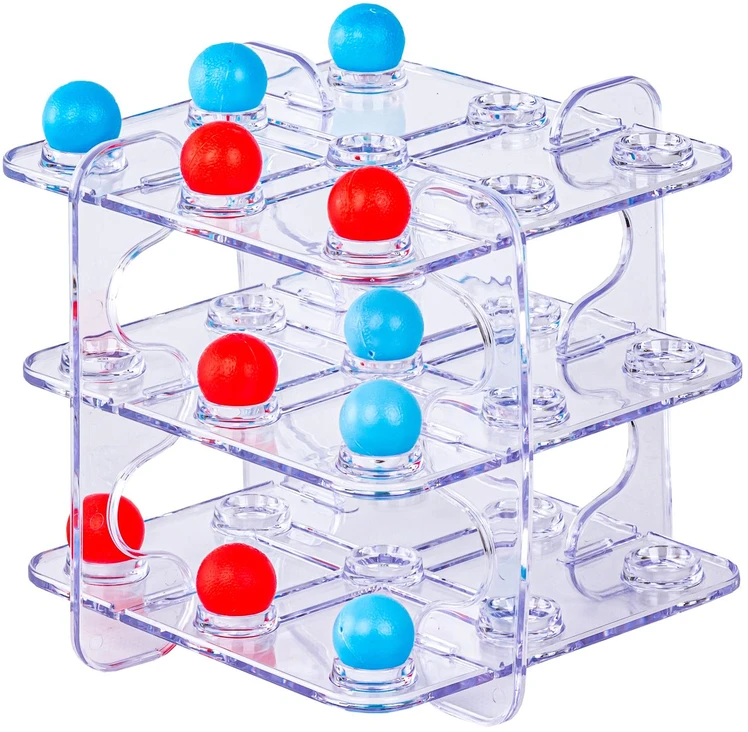 Loginis 3D žaidimas Tic Tac Toe trijų eilių