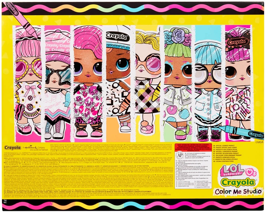 MGA L.O.L. siurprizas dievina CRAYOLA – „Color Me Studio“