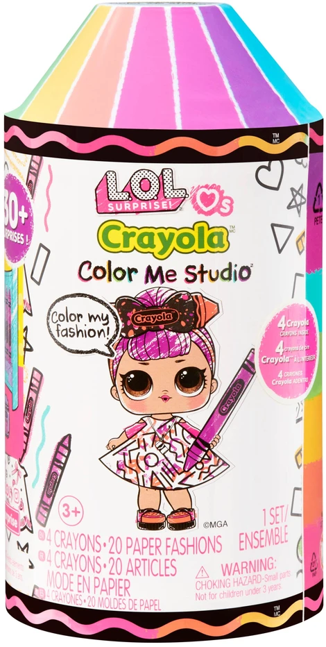 MGA L.O.L. siurprizas dievina CRAYOLA – „Color Me Studio“