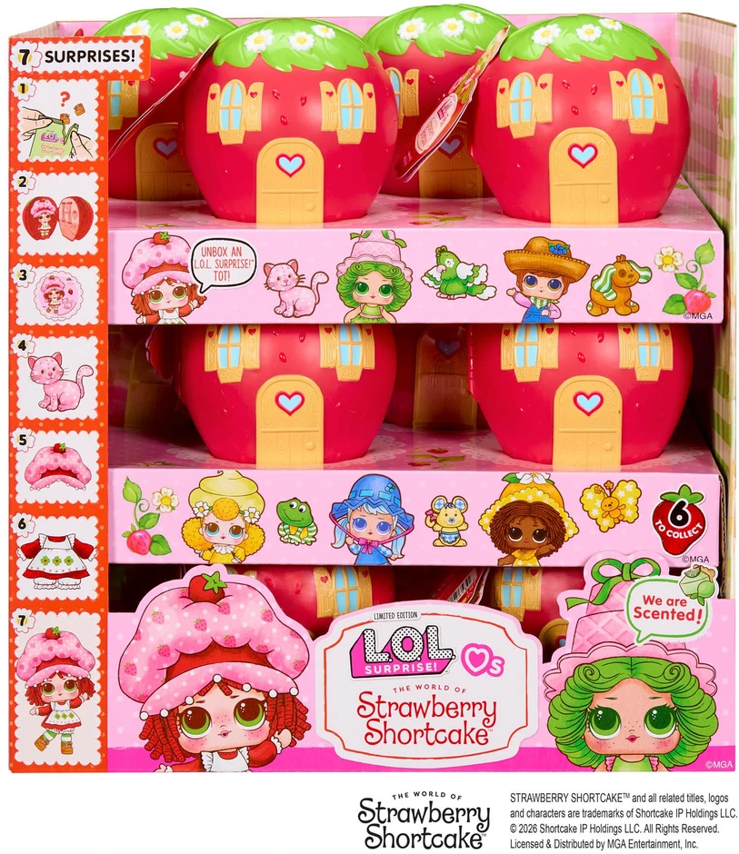 L.O.L. Surprise Lvs braškių pyrago lėlės rinkinys PDQ 596530-EUC