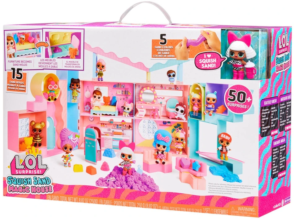 MGA LOL SURPRISE NAMELIS SQUISH SAND MAGIC SU LĖLYTE DIVA