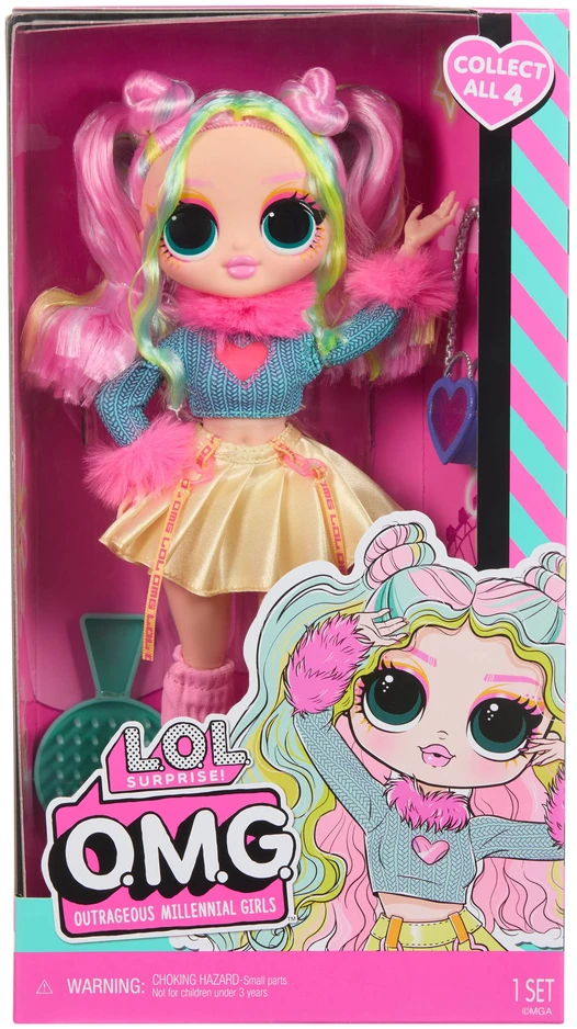 MGA L.O.L. Surprise OMG lėlė Bubblegum DJ 595649EUC