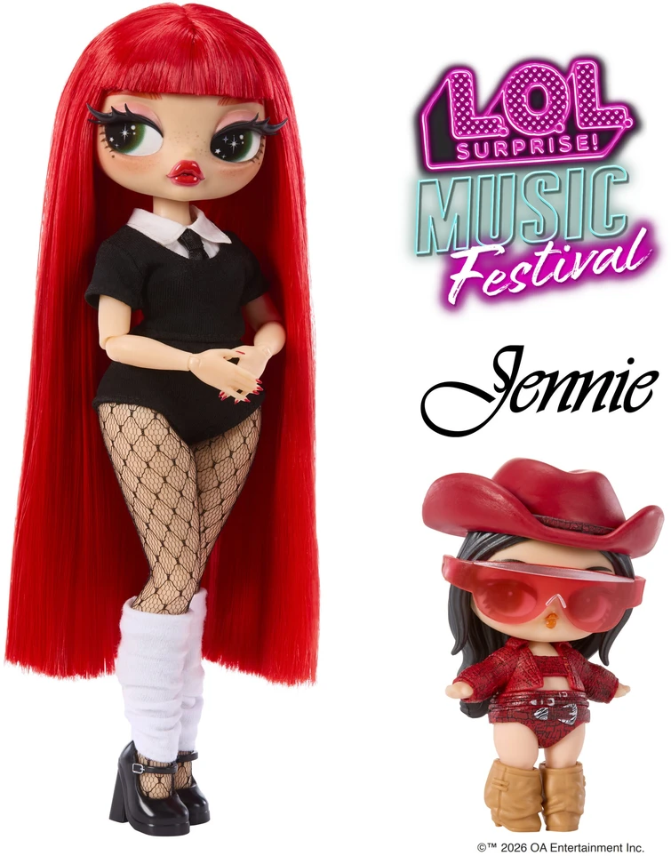 MGA LOL Surprise madinga lėlė O.M.G Music Festival Jennie K-pop 249696-EUC