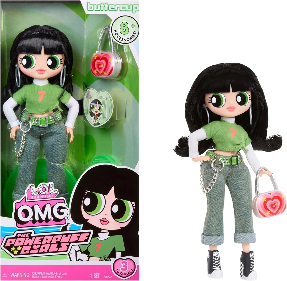 MGA L.O.L. Surprise OMG Powerpuff Girls lėlė Buttercup 542872-EUC