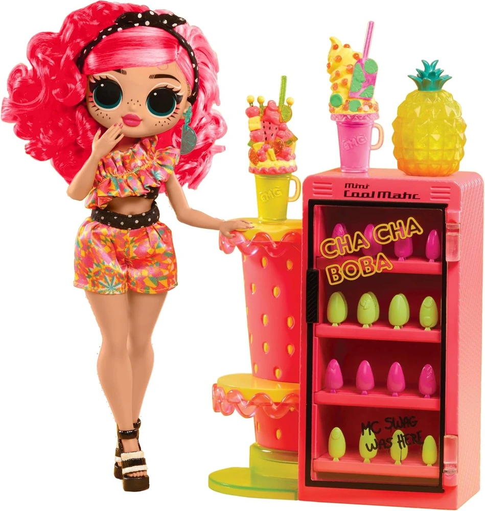 L.O.L. Surprise OMG Sweet Nails – Pinky Pops Fruit Shop 503842-EUC