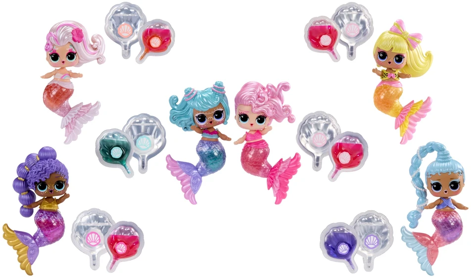 L.O.L. Surprise Mermaids Makeover Magic Tots lėlė 596318-EUC