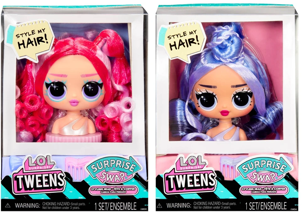 LOL Surprise Tweens Surprise Swap - Stilizavimo galvos