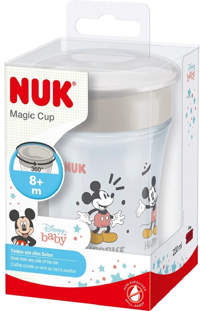 Magic NUK 360° puodelis kūdikiui Mickey Mouse (8+ mėn.)