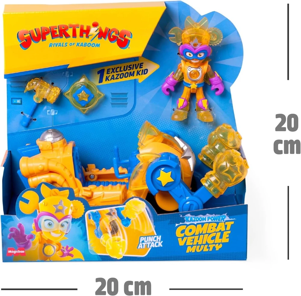 MagicBox SuperThings Kazoom galios kovos transporto priemonė Multy