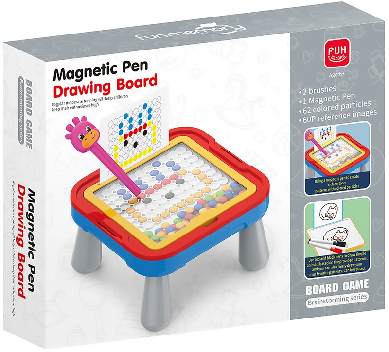 Magnetinė edukacinė lenta 2in1 su rašikliu