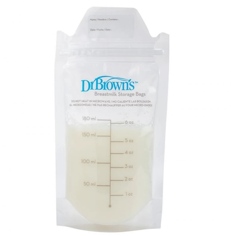 Dr Browns Dr.Browns S4005 Motinos pieno laikymo maišeliai 25 vnt