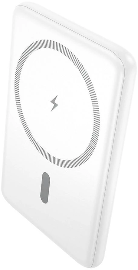 Išorinė baterija, suderinama su „MagSafe Hoco 5000 mAh QC PD 2A 20W“, itin plona, J140A, balta