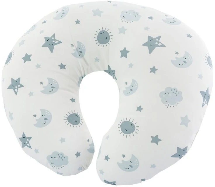 Maitinimo pagalvė EUROBABY Smilymoon pilka