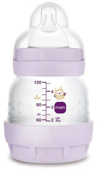 Mam Akcesoria MAM 851087 Perfect Start Planet Love buteliukas nuo dieglių 130ml mergina