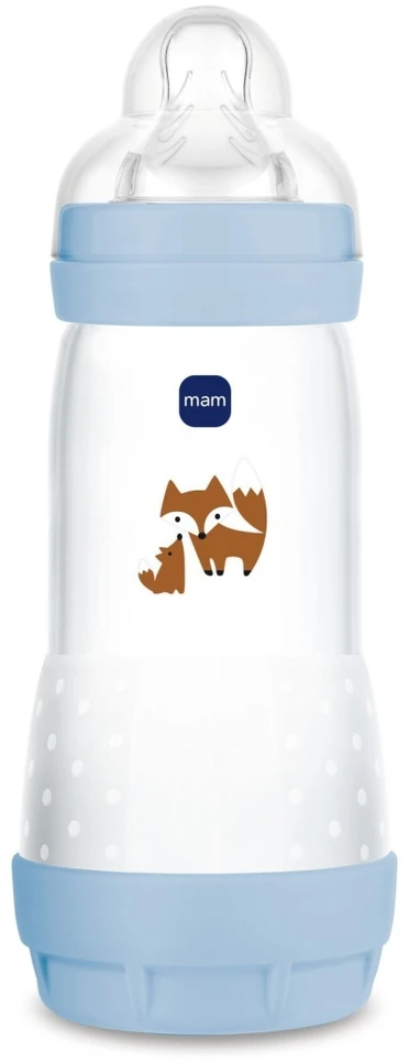 Buteliukas MAM Perfect Start su antikolikine apsauga, 260 ml Grounded in Nature