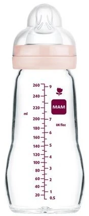 Mam Akcesoria 1254 STIKLINIS BUTELIUKAS 260ML FEEL GOOD FOREST GIRL