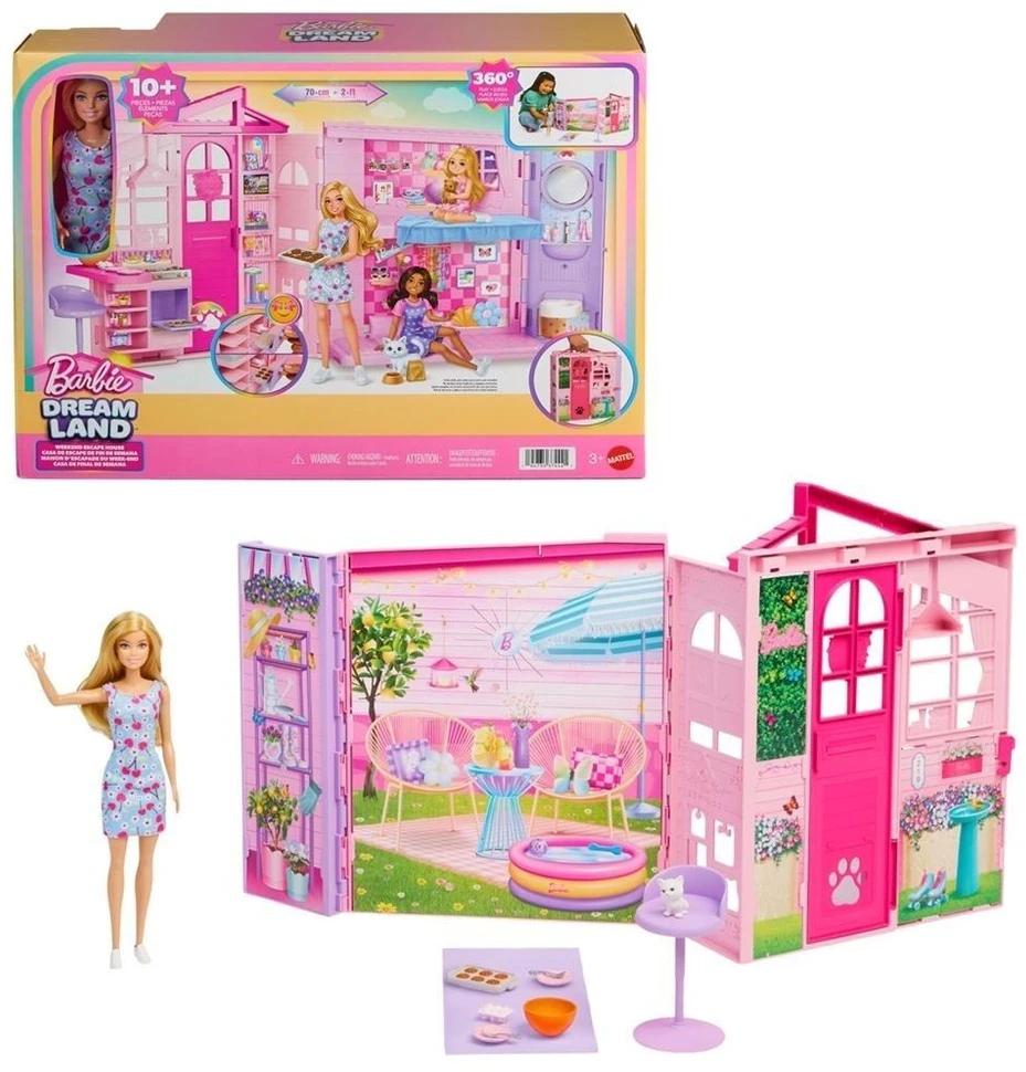 Mattel Barbės lėlių namelis su lėle