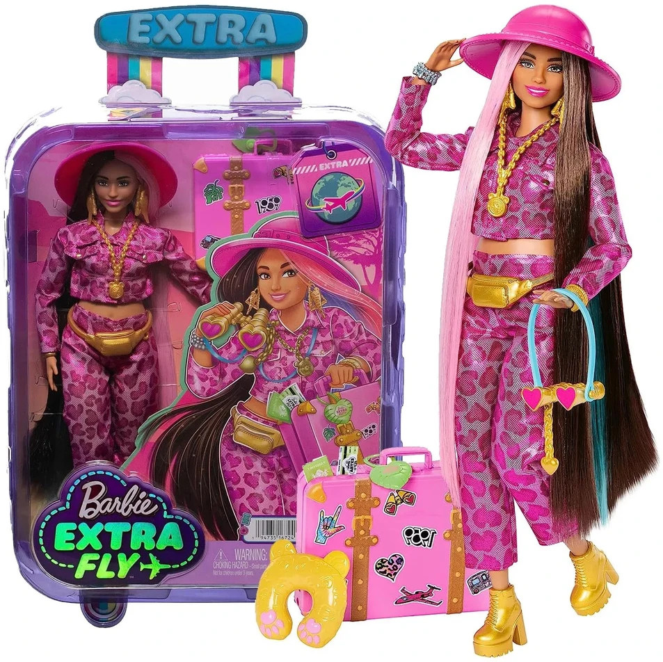 Barbie Extra Fly Lėlė Safari HPT48