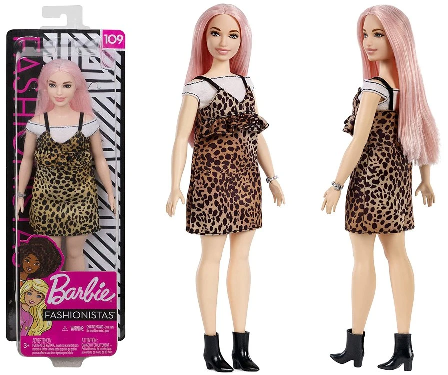 Mattel Barbės lėlių fashionistas leopard suknelė