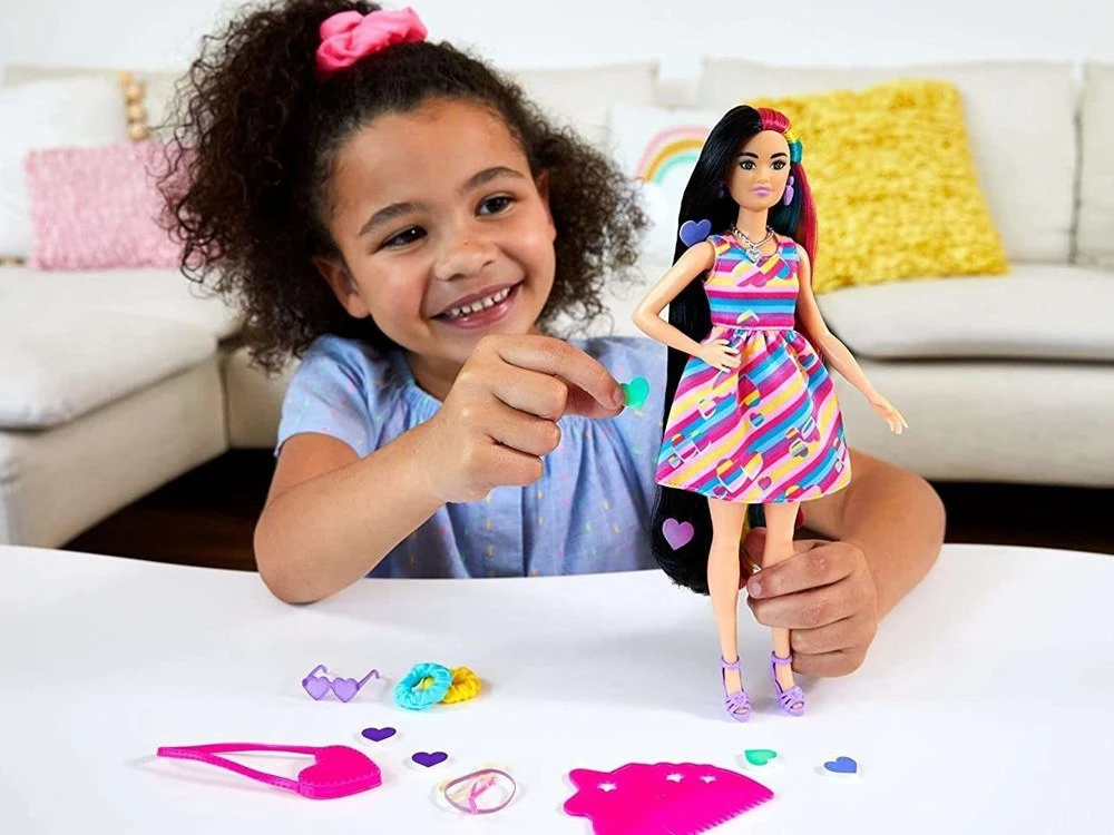 Barbie Totaly Hair lėlė azijietė