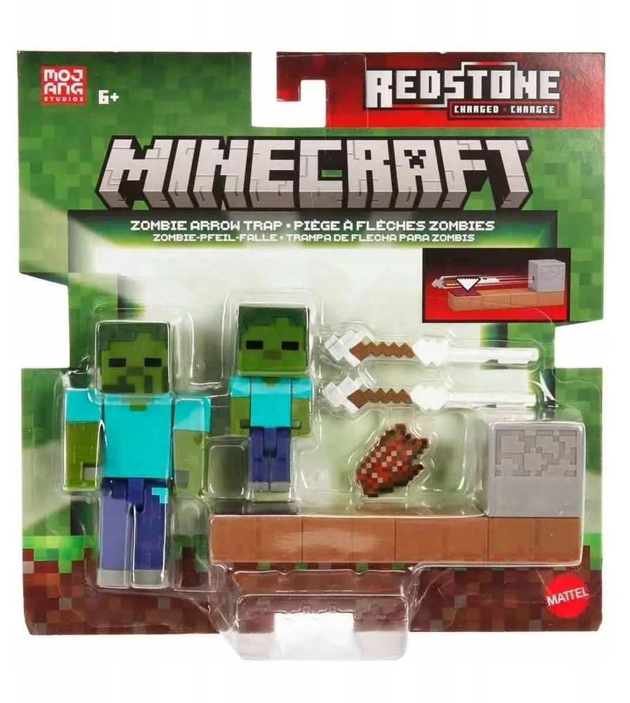 Mattel Figūrėlė Minecraft su spąstų rinkiniu