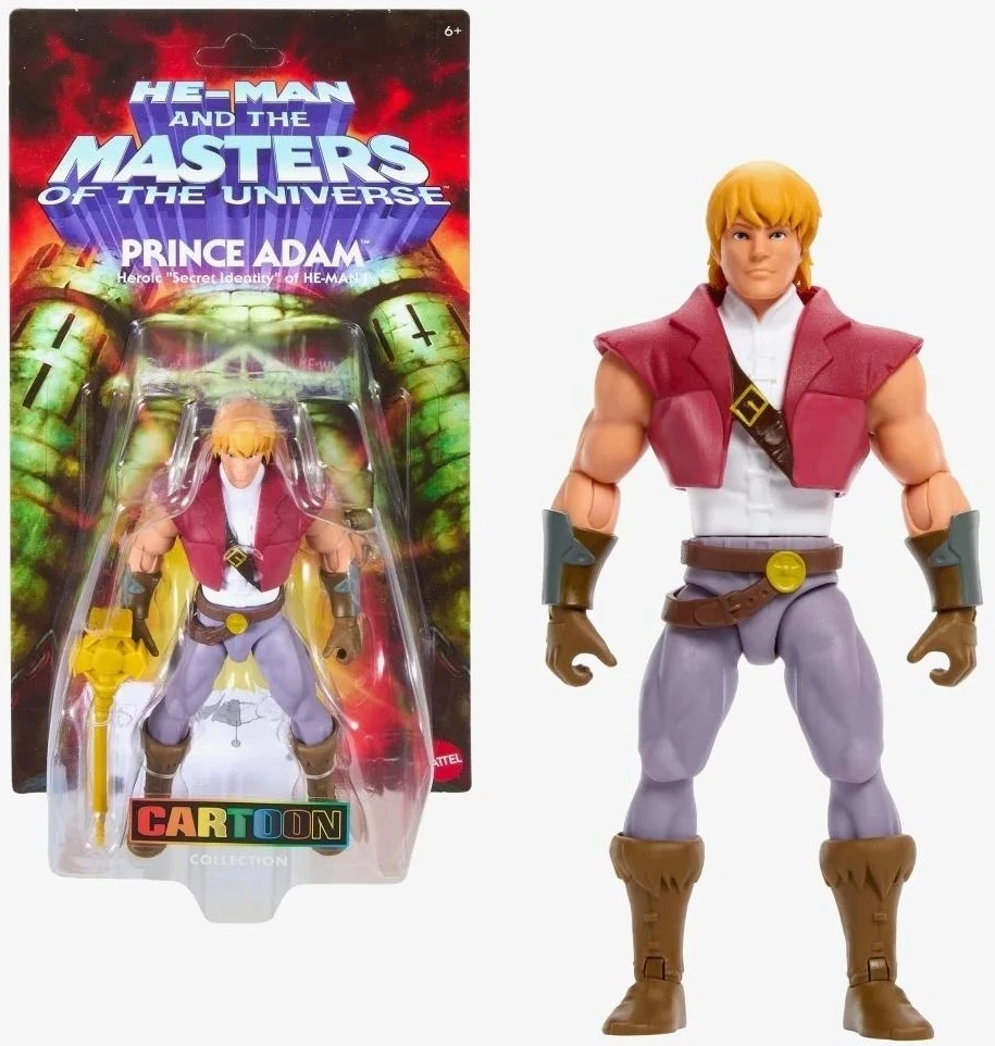 Mattel Figūrėlė Prince Adam iš Masters of the Universe kolekcijos