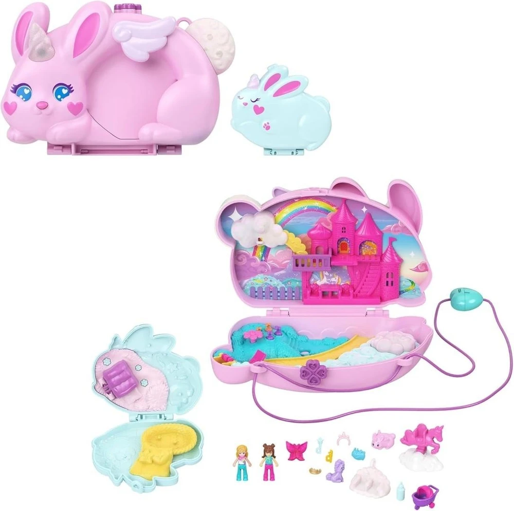 Mattel Polly Pocket kiškučio pramogų rinkinys (JFT88)
