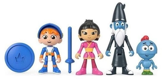 Mattel figūrėlių rinkinys Gus Mažasis Didysis riteris 4 vnt. 10 cm