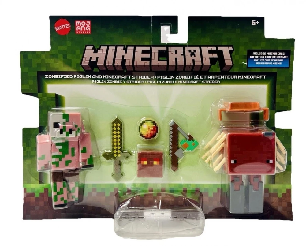 Mattel Figūrėlių rinkinys Minecraft 2 vnt. su priedais JCN56