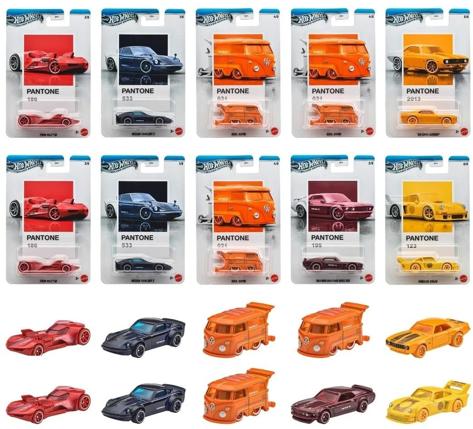 Mattel HOT WHEELS PANTONE teminis automodeliukas (JKY47)