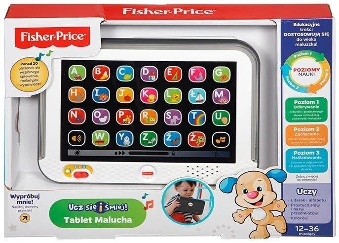 Fisher Price žaislinis planšetinis kompiuteris, lenkų k.
