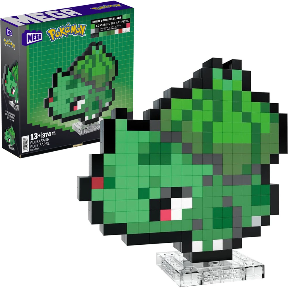 Mattel MEGA Pokemon Pixel Bulbasaur HTH75