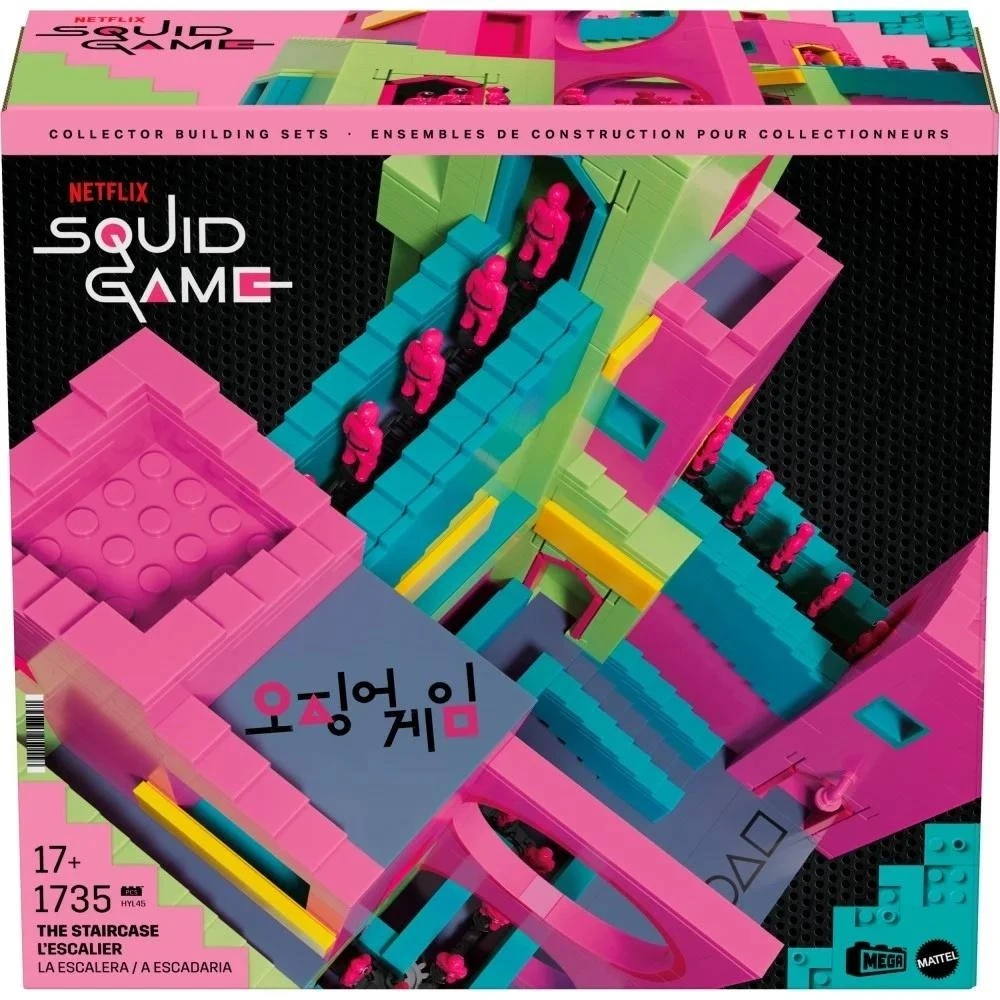 Mattel Konstruktoriaus rinkinys mega squid game laiptinė HYL45
