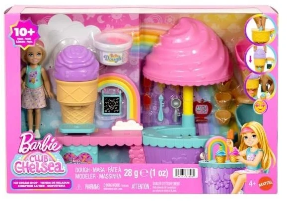 Mattel Lėlė Barbie Chelsea su ledų gaminimo mašina ir aksesuarais