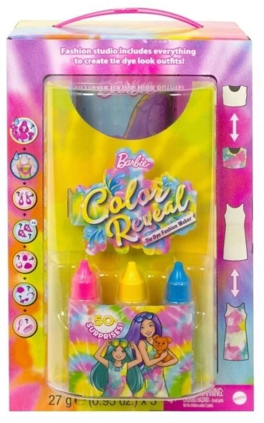 Mattel Lėlė Barbie Color Reveal neoninių spalvų dažymo rinkinys