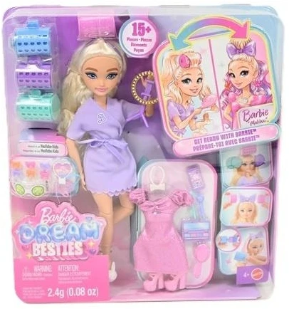 Mattel Barbie lėlė Dream Besties Get Ready Barbie JGG38 JGG37