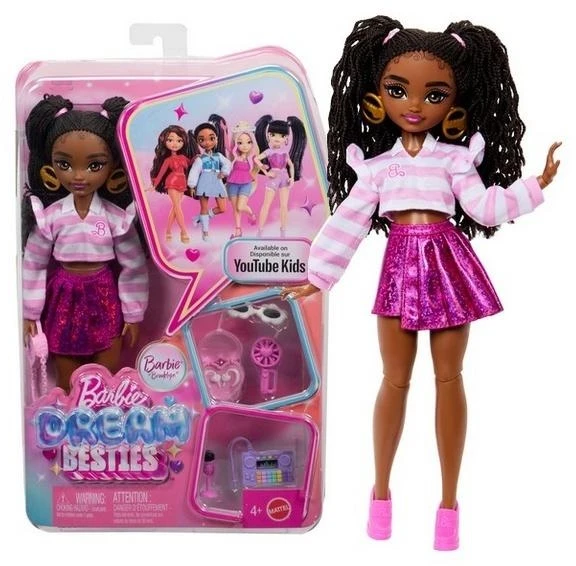 Mattel BARBIE DREAM BESTIES lėlė Brooklyn (JKP51)