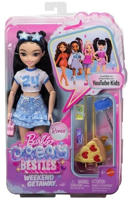 Mattel Lėlė Barbie dream besties savaitgalio kelionė su priedais