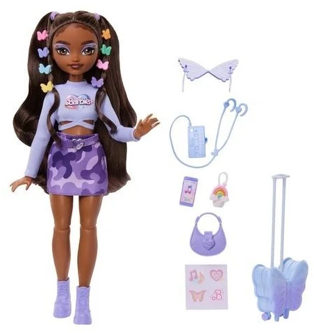 Mattel Lėlė Barbie Dream Besties su priedais ir nameliu